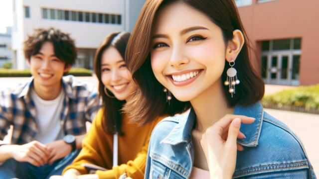 大学生必見！イヤリングはダサい？