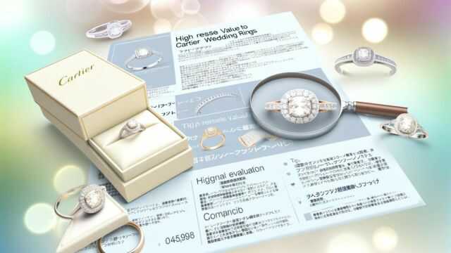 カルティエの結婚指輪はいくらで売れる？