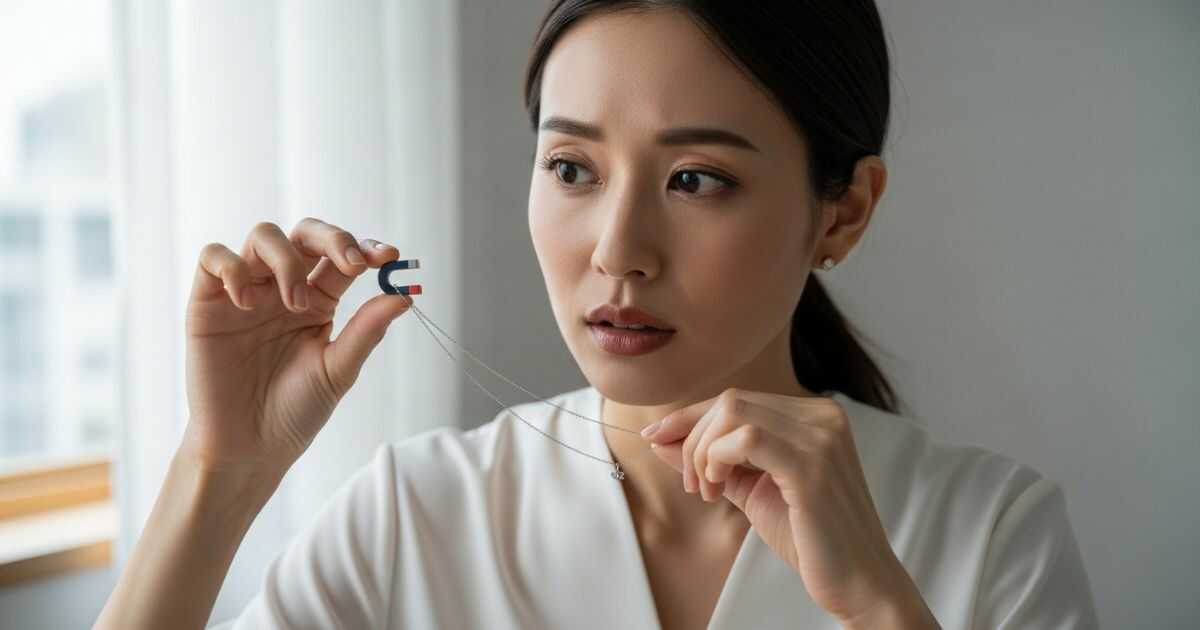 シルバー925が磁石につくのは偽物？