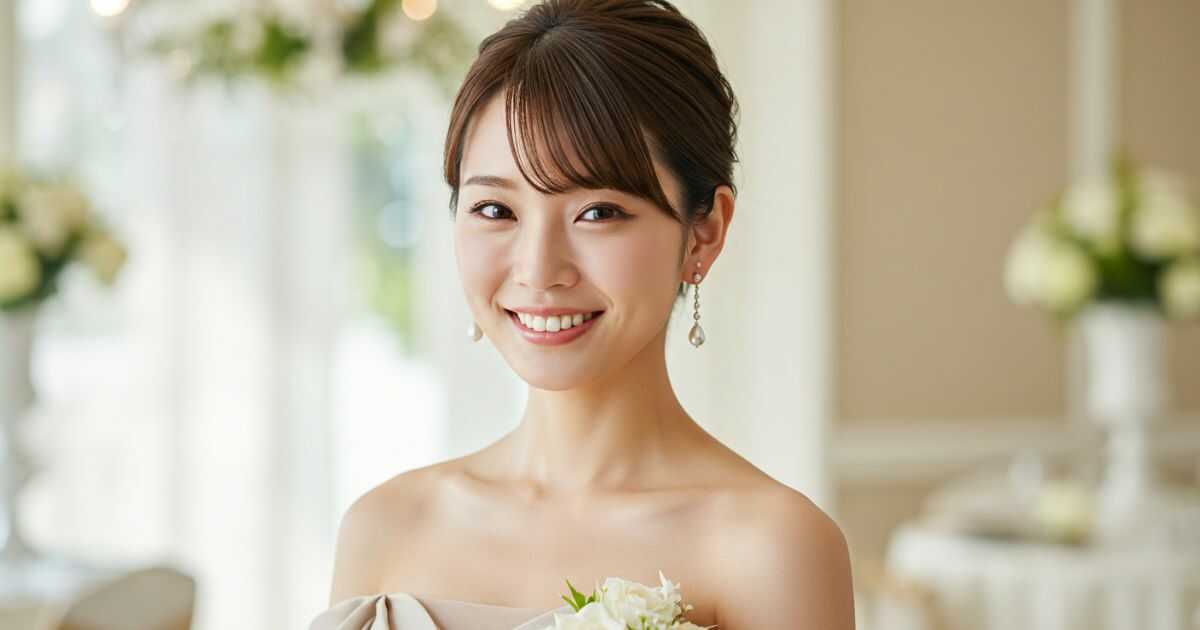 結婚式で揺れるピアスはマナー違反？OK例
