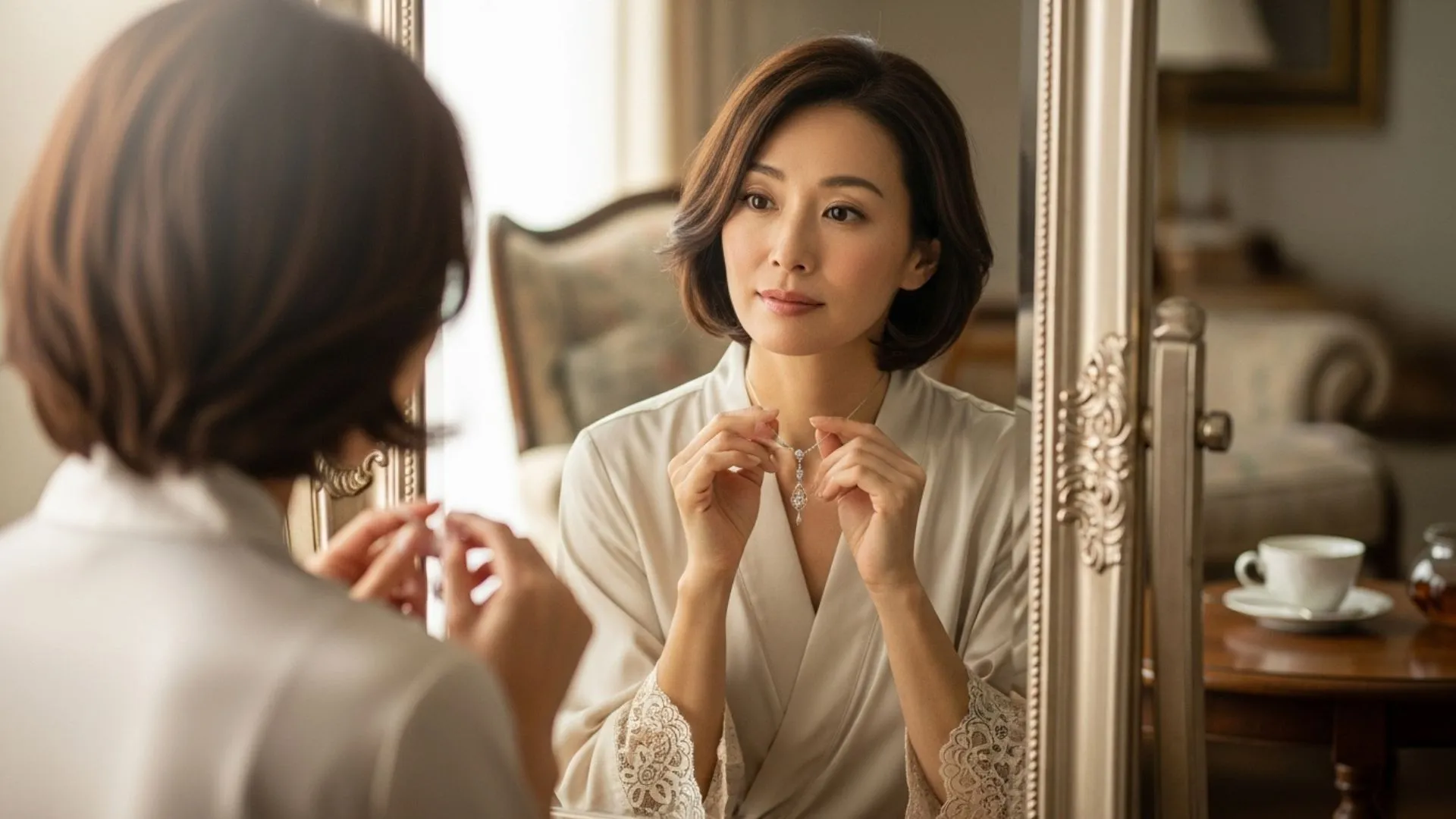 アガット ネックレス 30代