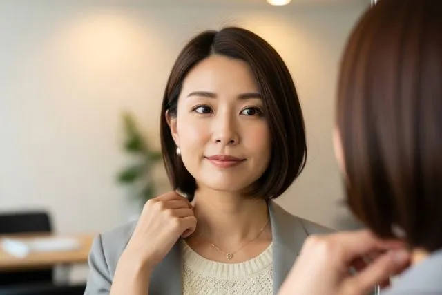 アガット ネックレス 30代