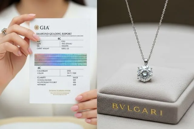 ブルガリ一粒ダイヤネックレス値段の相場比較